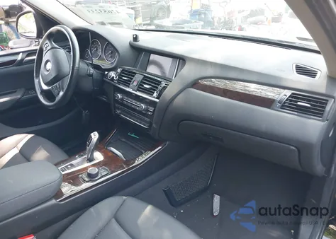 2017 BMW X3 Sdrive28I из США, поврежденный, VIN 5UXWZ7C30H0X43069